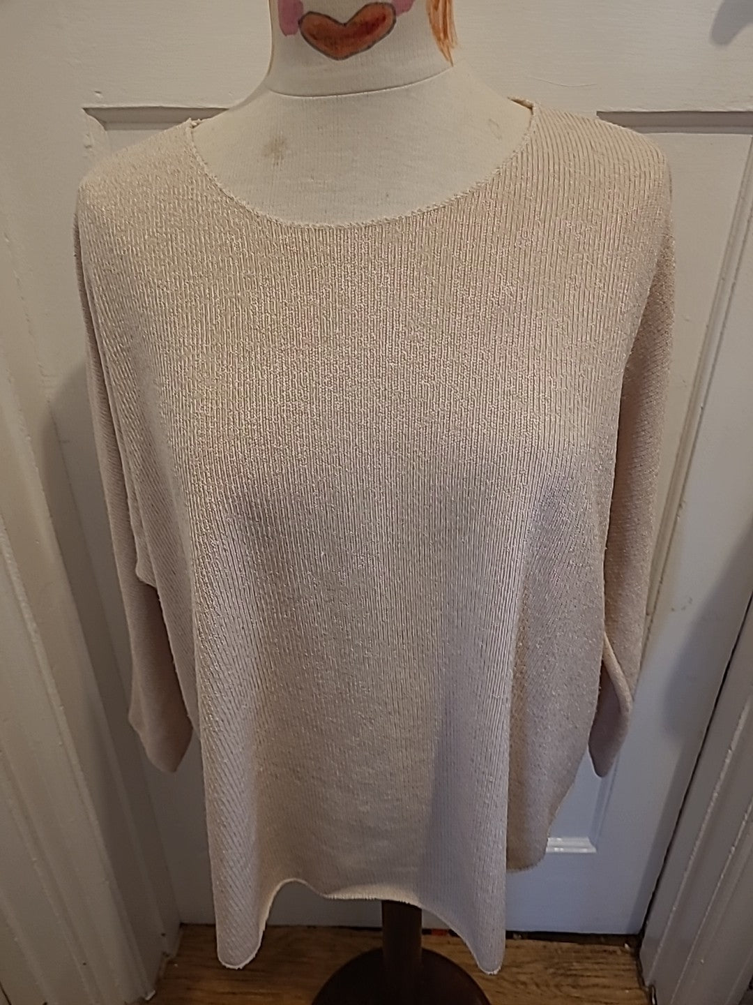 Ladies Size XL Black Scoop Vest Top