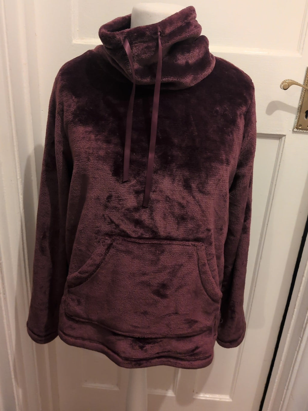 George 16-18 Purple Ultra Soft Fluffy Long Sleeve Pullover Jumper