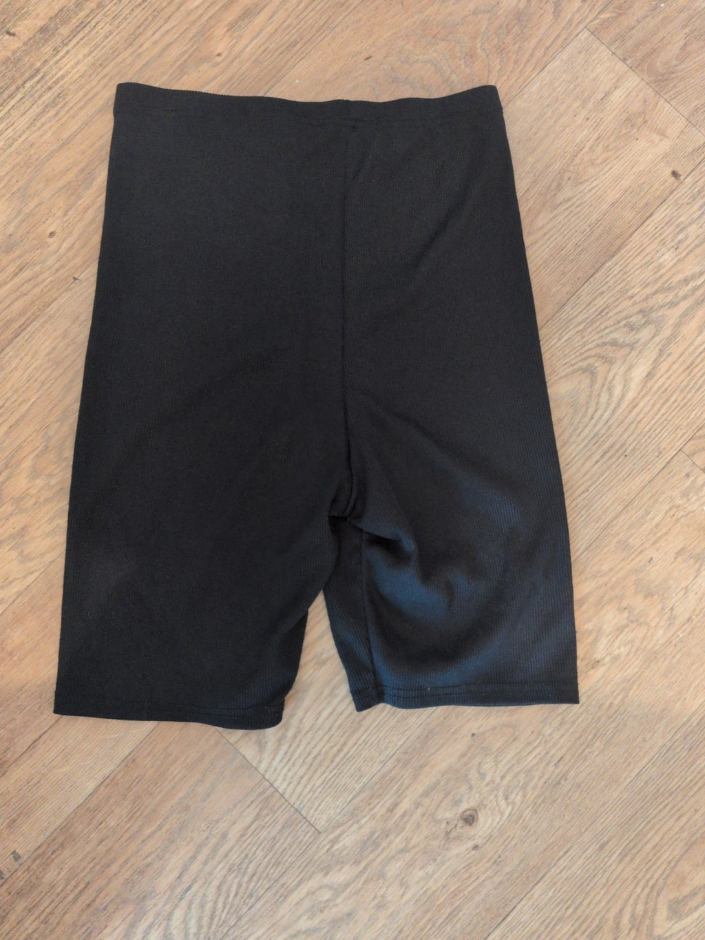 I Saw It First 10 Black Biker Shorts