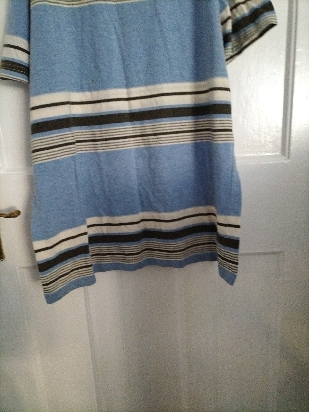 Mens TU size Medium Blue Stripy Tee