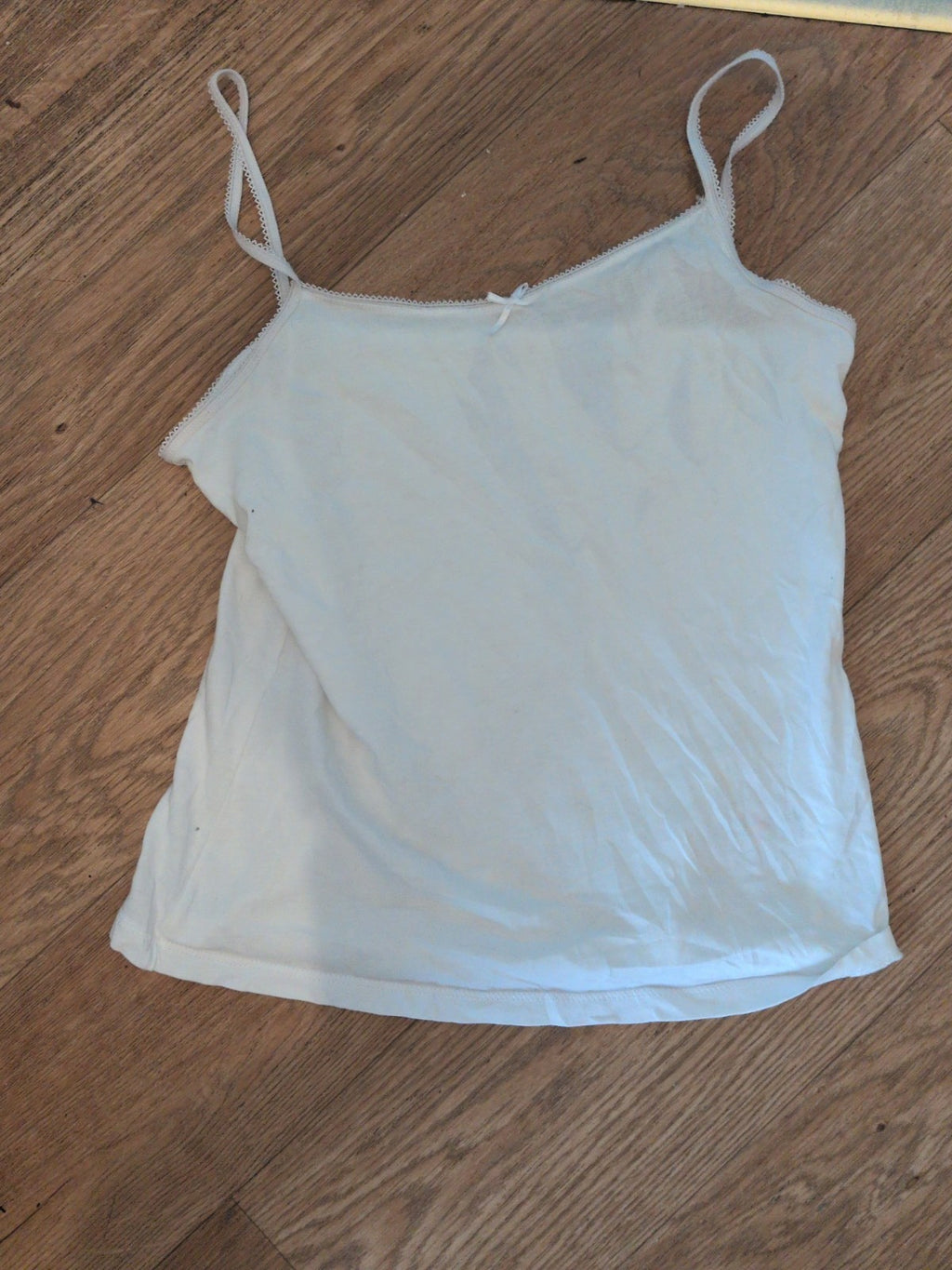 George 10-11 Years White Vest Top