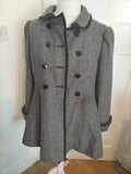 Ladies New Look Size 14 Fleck With Red Lining Jacket