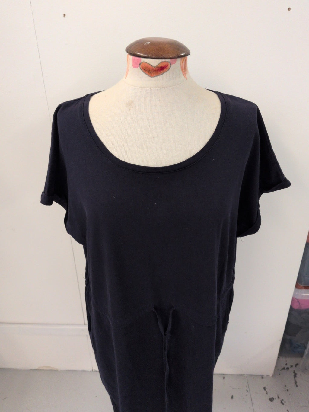 Love Leisure 20 Navy Short Sleeve Dress