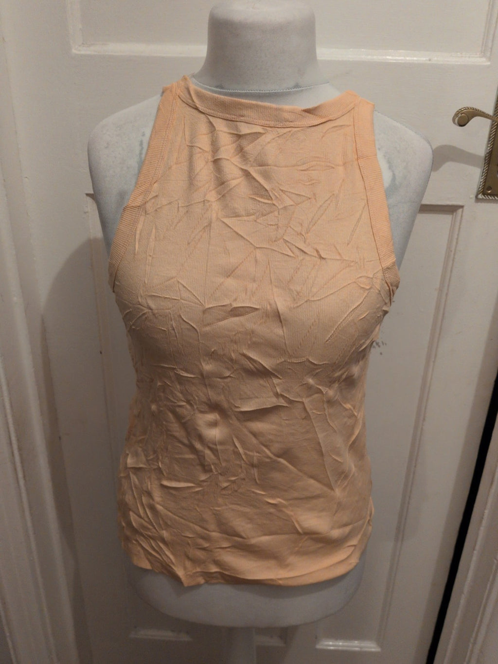 Primark XL Pale Orange Sleeveless T-shirt