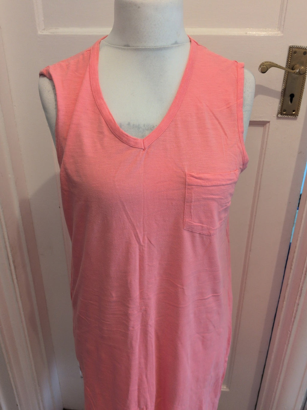Peacocks 14-16 Pink Sleeveless Night Dress
