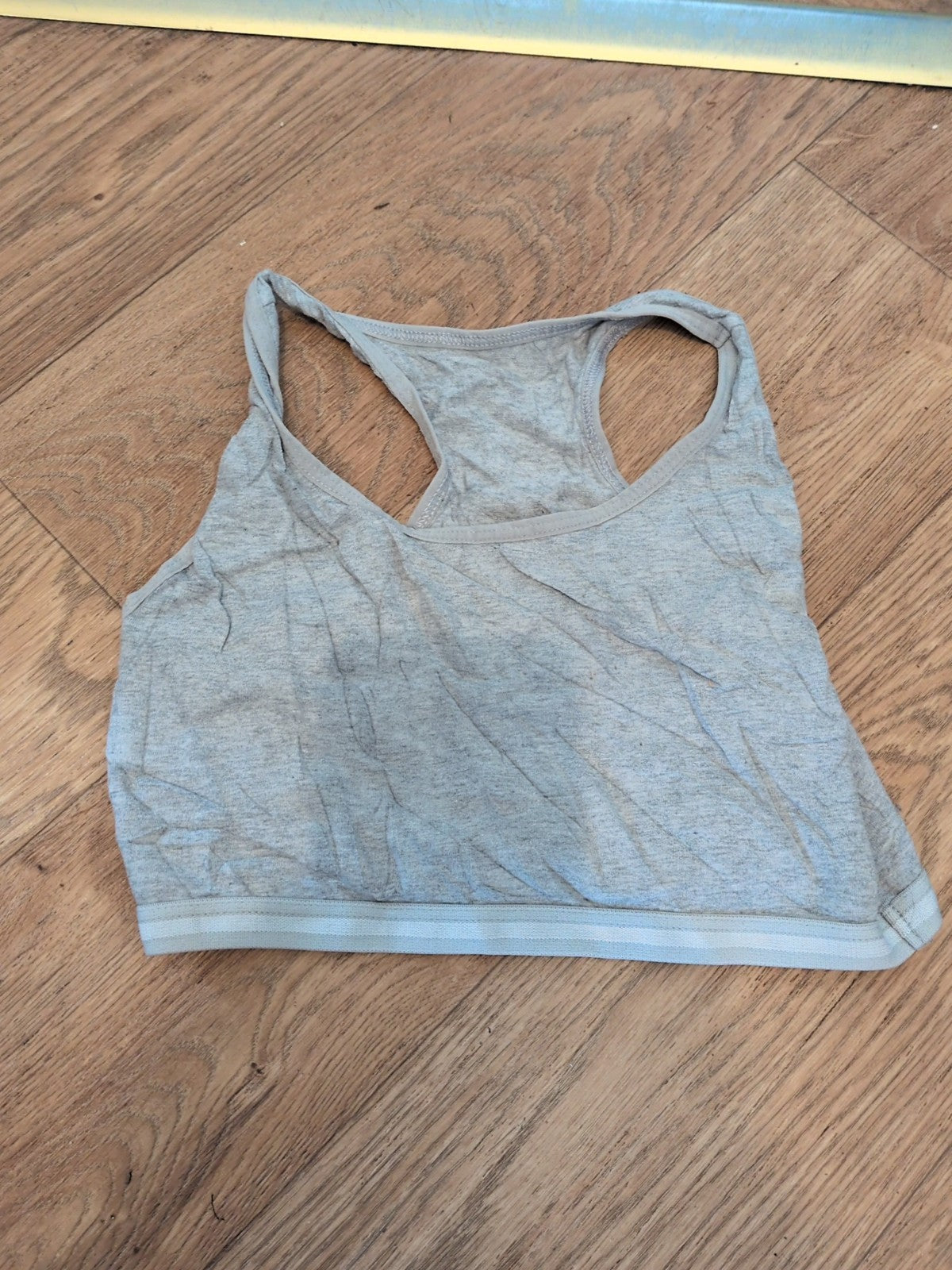 John Lewis 13 Years Bralette Sports Bra Grey