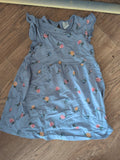 H&M 18-24 Month Blue Floral Sleeveless Dress