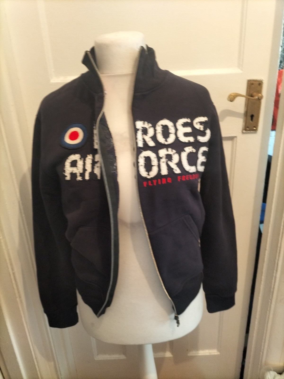 Ladies Heroes Air Force  Javy Zip Long Sleeve Hoodie