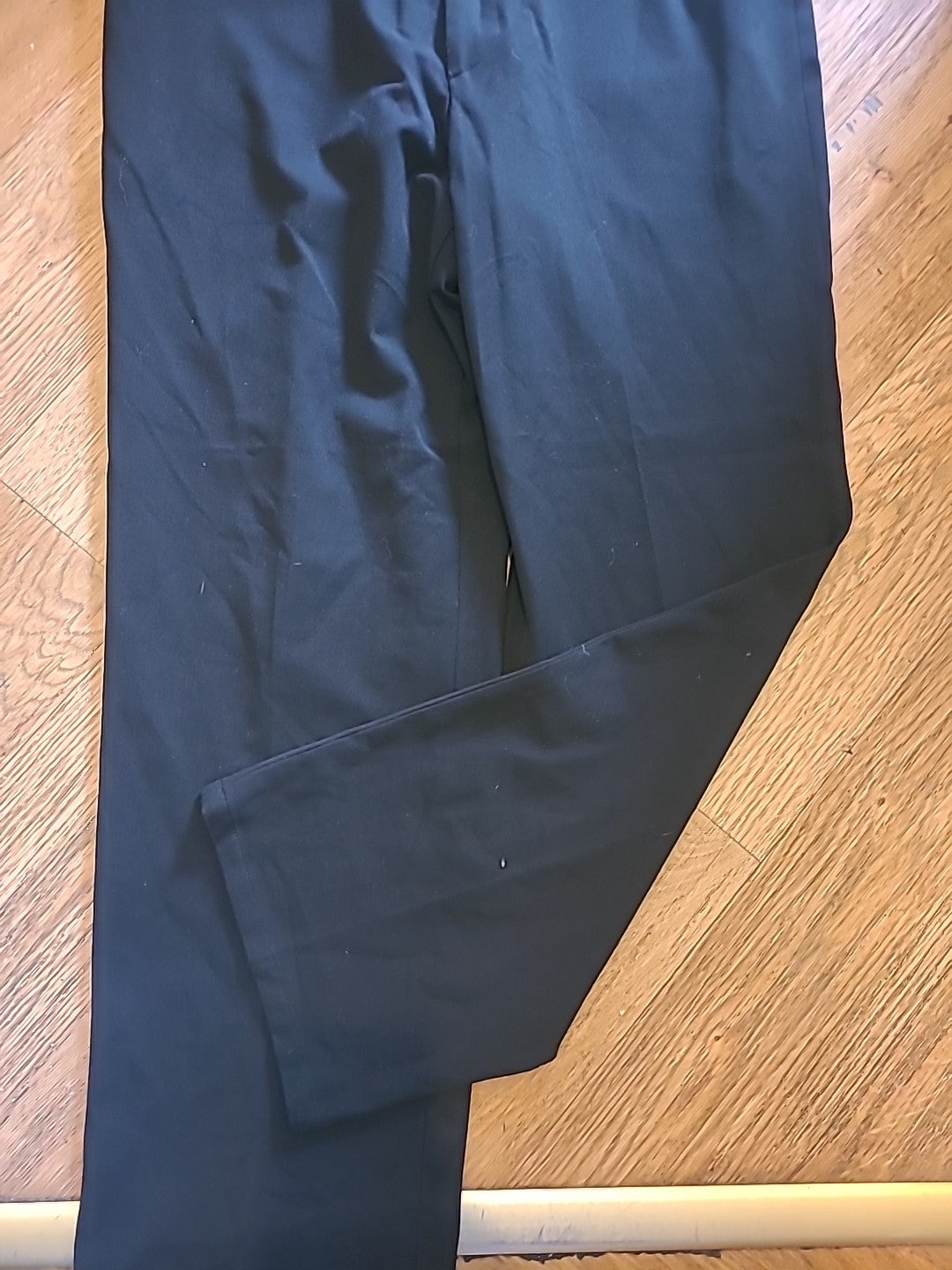 Mens Marks And Spencer Size 36x31 Black Formal Trousers