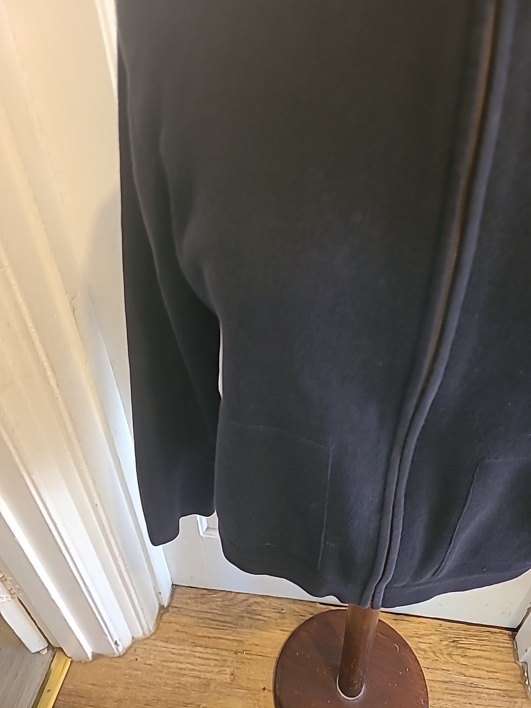 Ladies Terre Mer Size (42) Navy Long Sleeved Zip Through