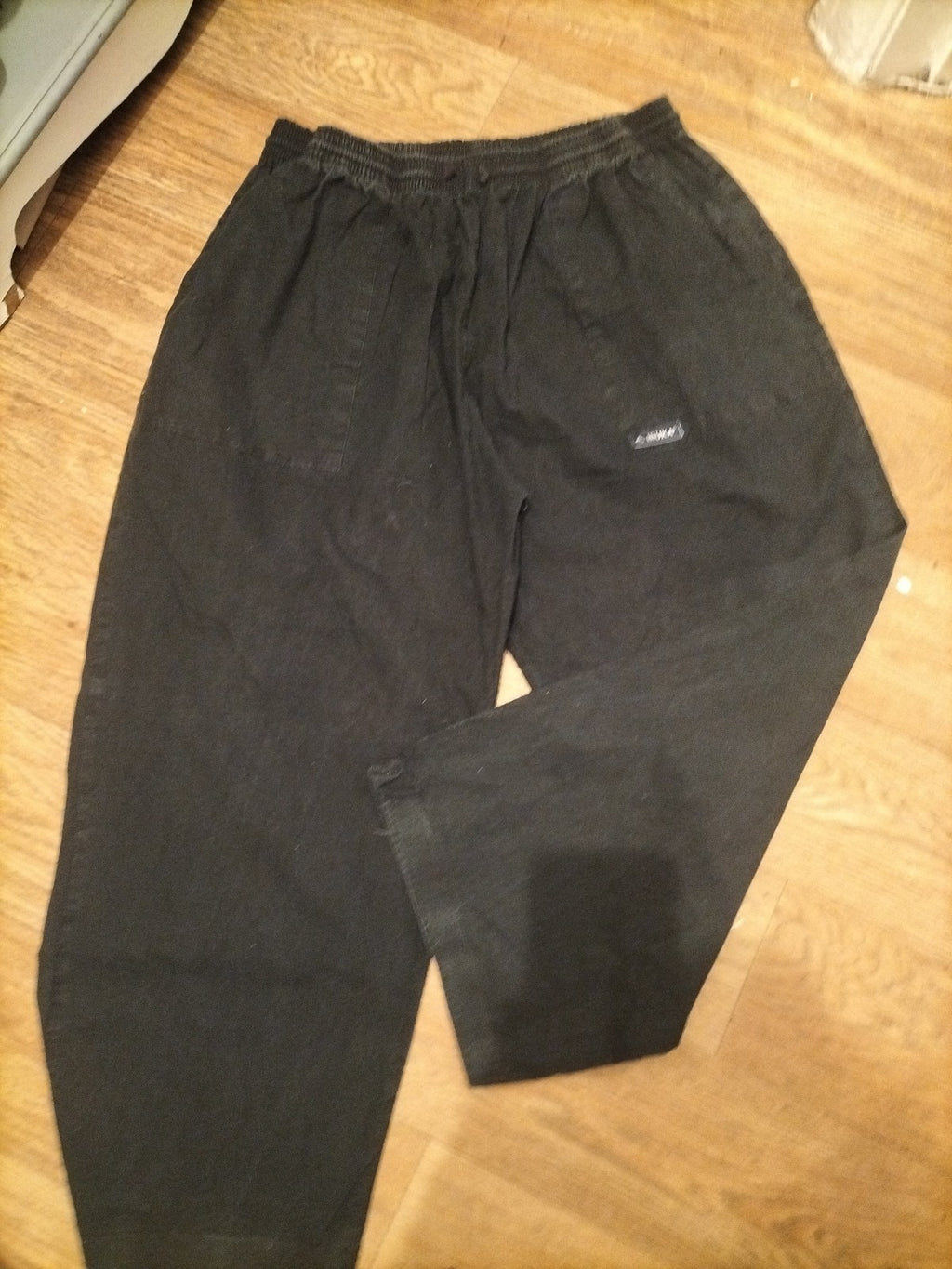 Mens Talla Size 2XL Black Elasticated Jigger Trousers