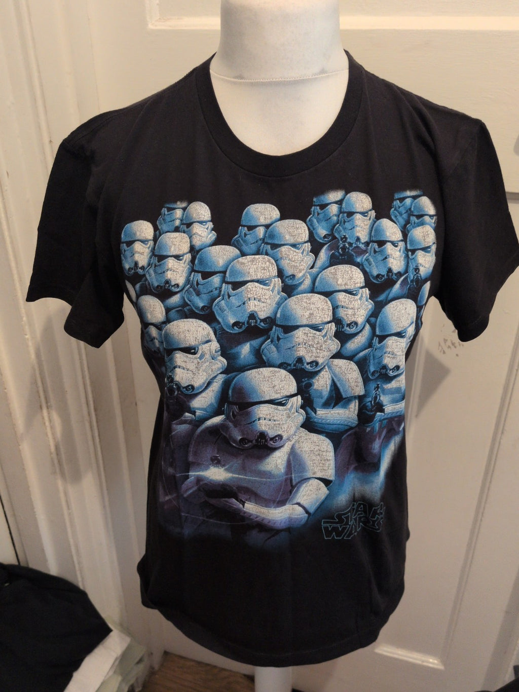 Mens Star Wars Black And Blue Stormtrooper T-shirt Short Sleeve