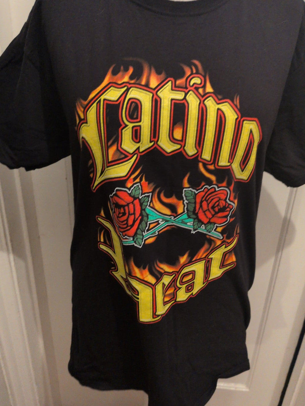 WWE Large Black With Print Short Sleeve T-shirt