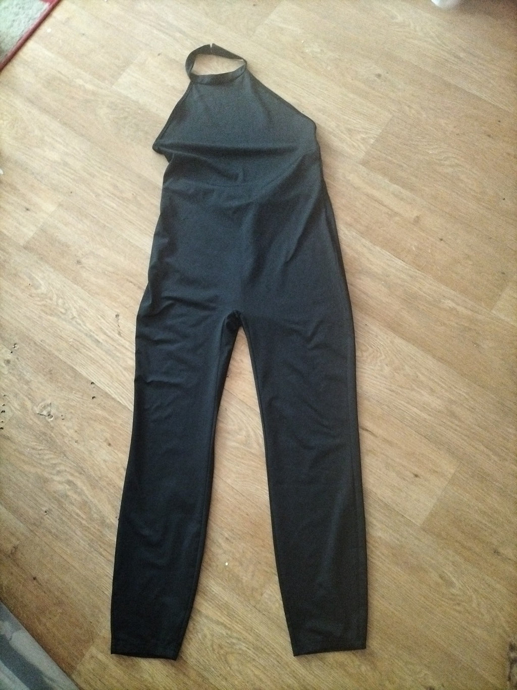 Ladies Size Small Black Halterneck Jumpsuit