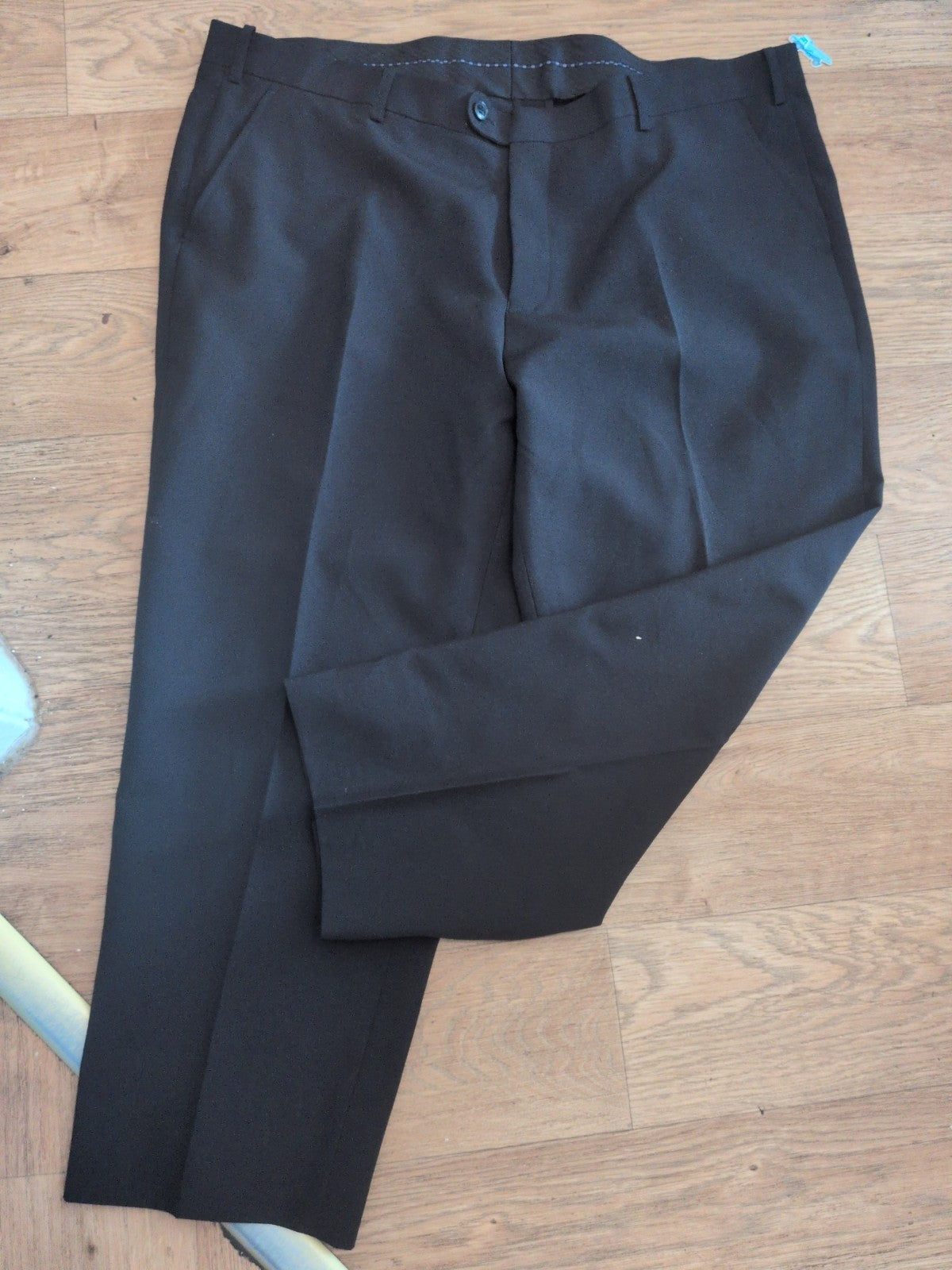 Matalan 42/33 Black Smart Trousers