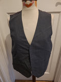 Mens AK Lee Size Small Grey Sleeveless Waistcoat