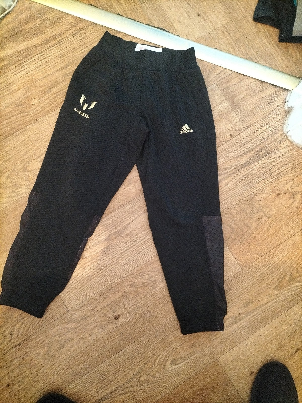 Adidas 7-8 Years Black "Messi" Print Jogger