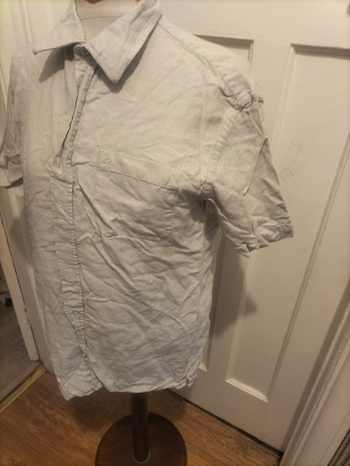 Mens French Connection Size M Stone Short Sleeved Shirt