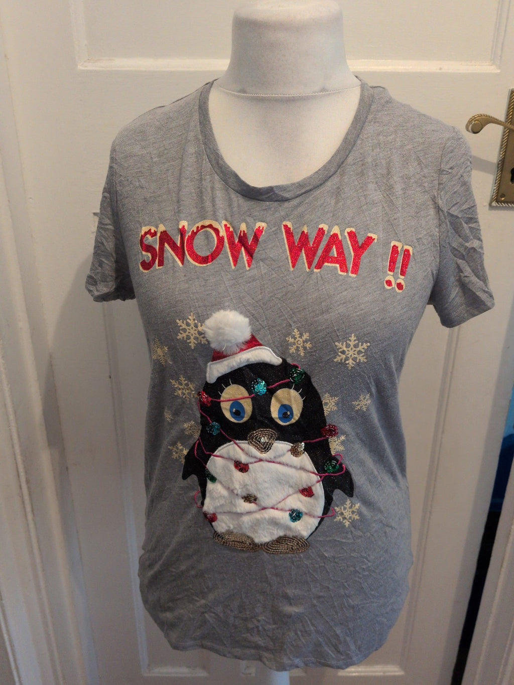 George Medium Penguin Christmas T-shirt