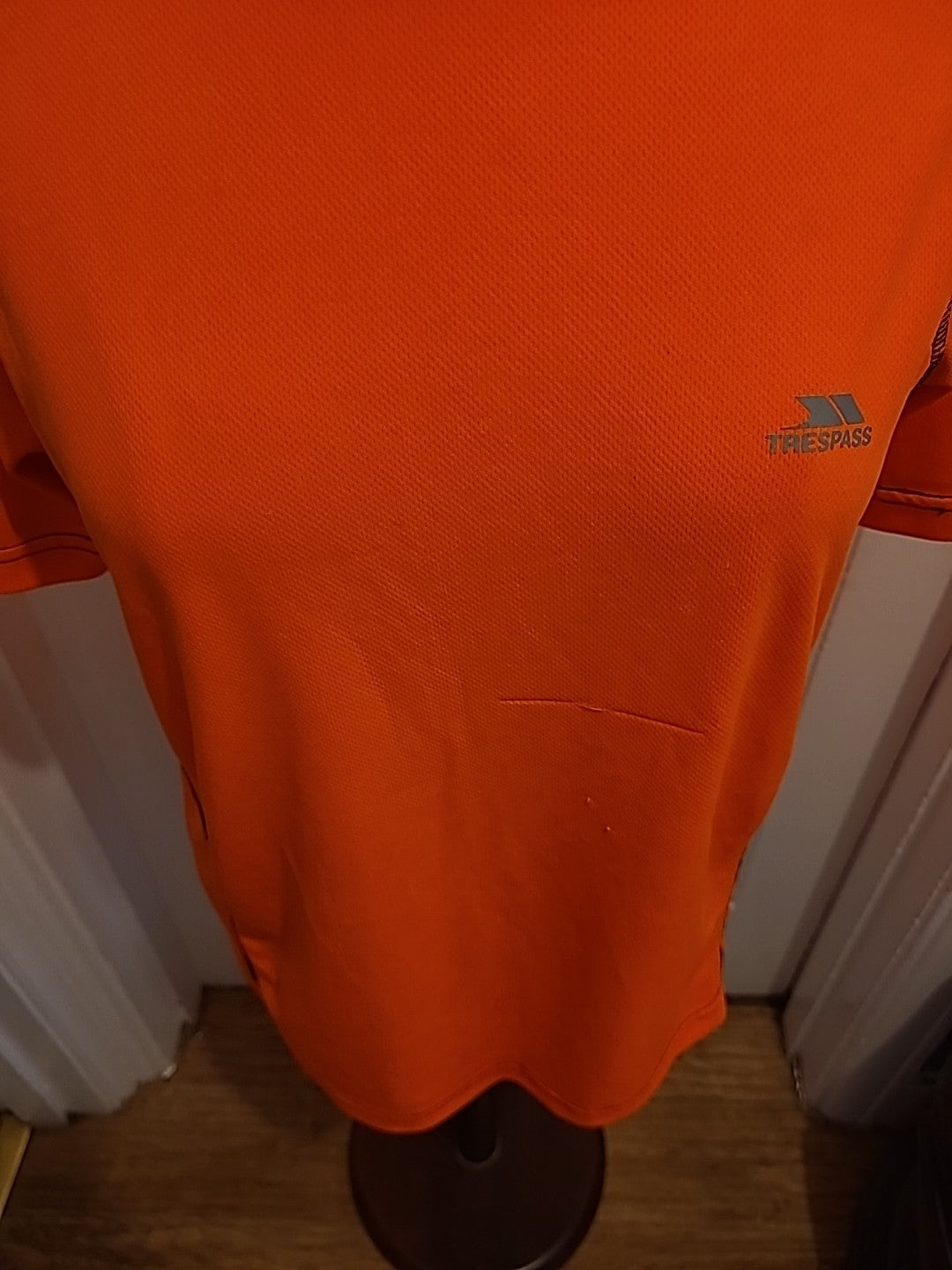 Mens Trespass Size Small Bright Orange Tshirt