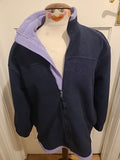 Ladies For Women Size 10/12 Black Zipped Pullover Jumper