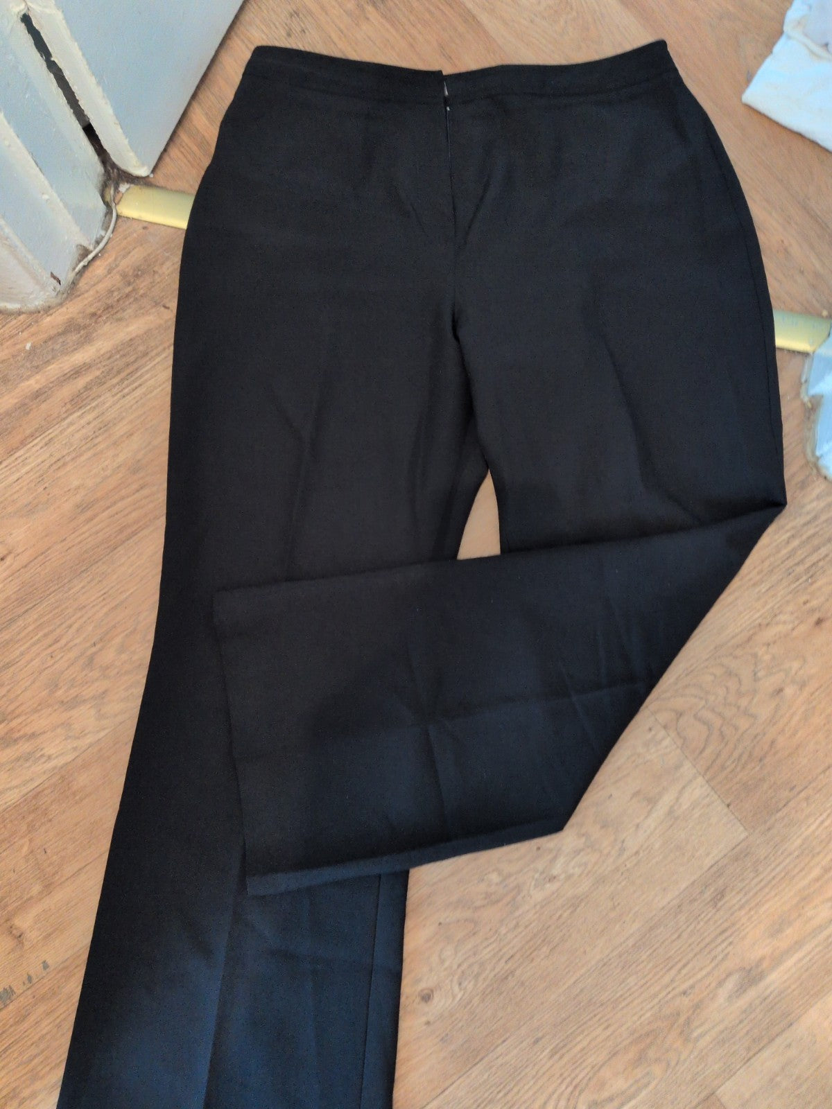 Amaranto 16 Black Long Leg Trousers Smart