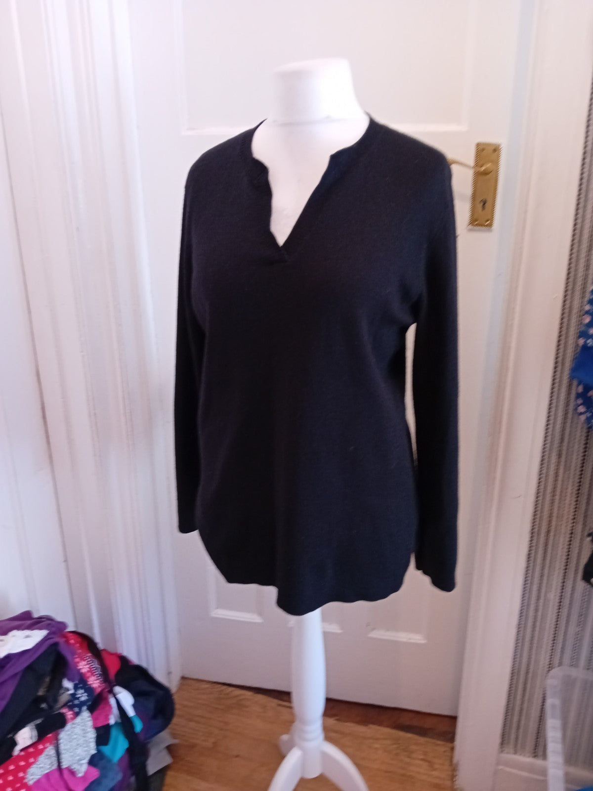 Marks And Spencer 18 Black Jumper Pullover