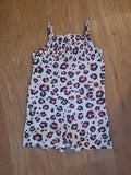 Girls Pep&Co Age 3-6 Months Pink Black White Sleeveless Playsuit