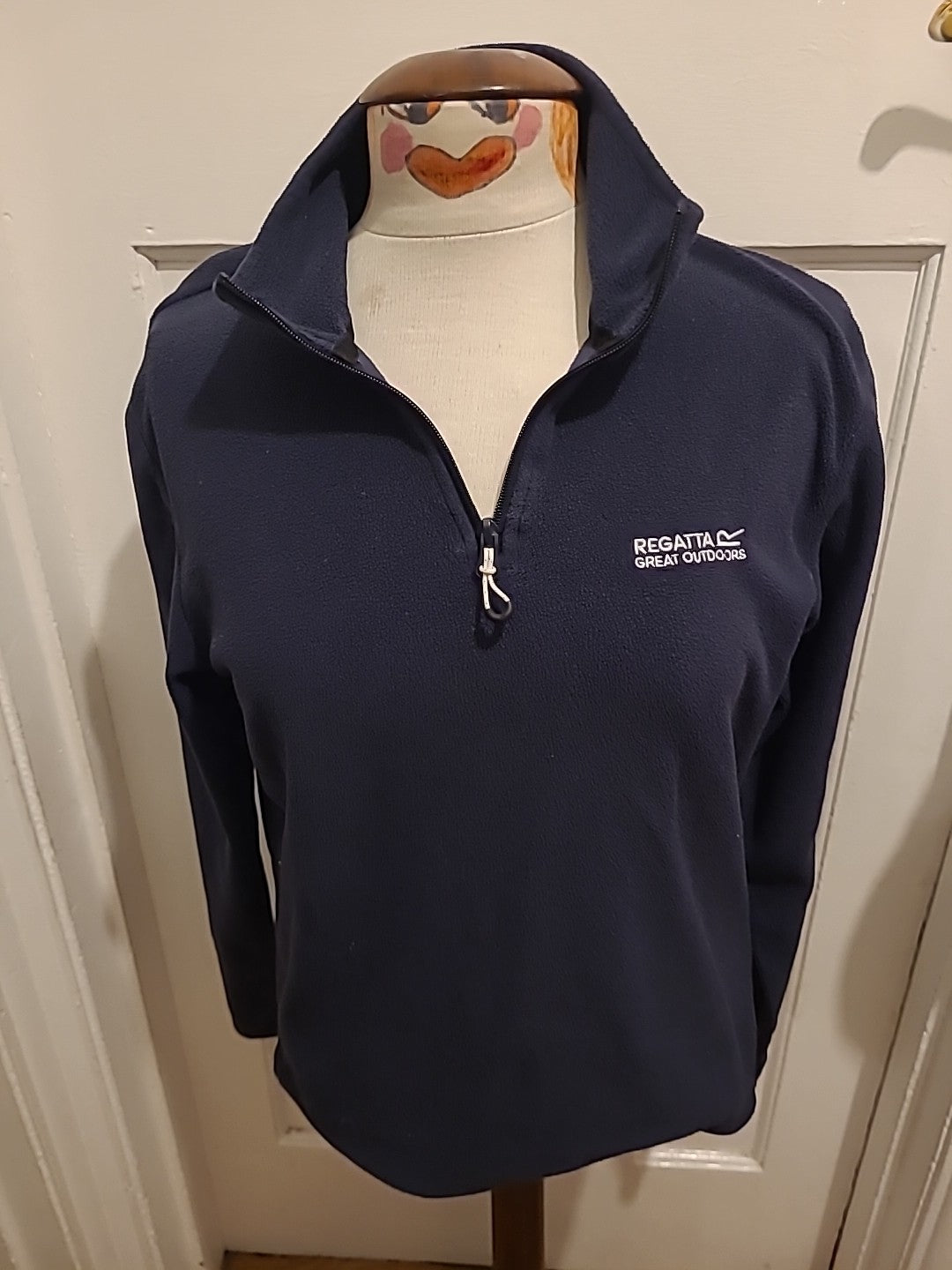 Mens Regatta Size Small Navy Pullover Jumper