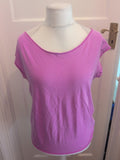 River Island 16 Purple Cap Sleeve T-shirt