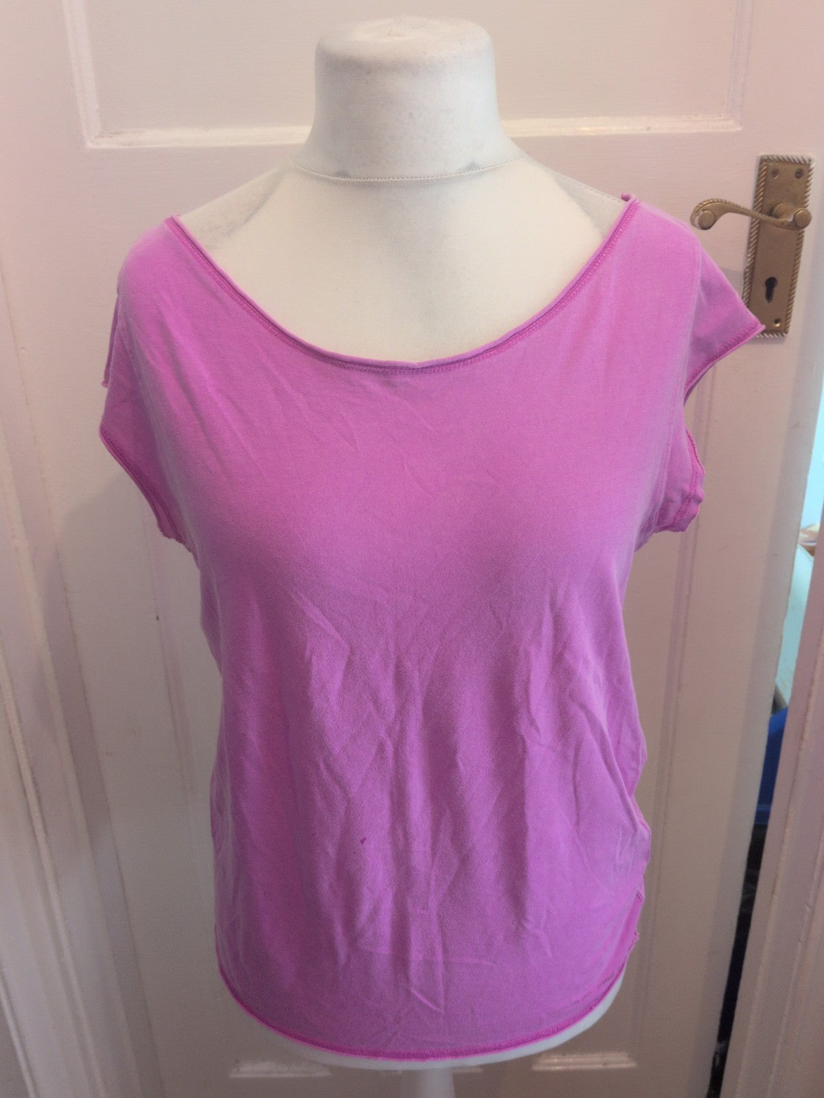 River Island 16 Purple Cap Sleeve T-shirt