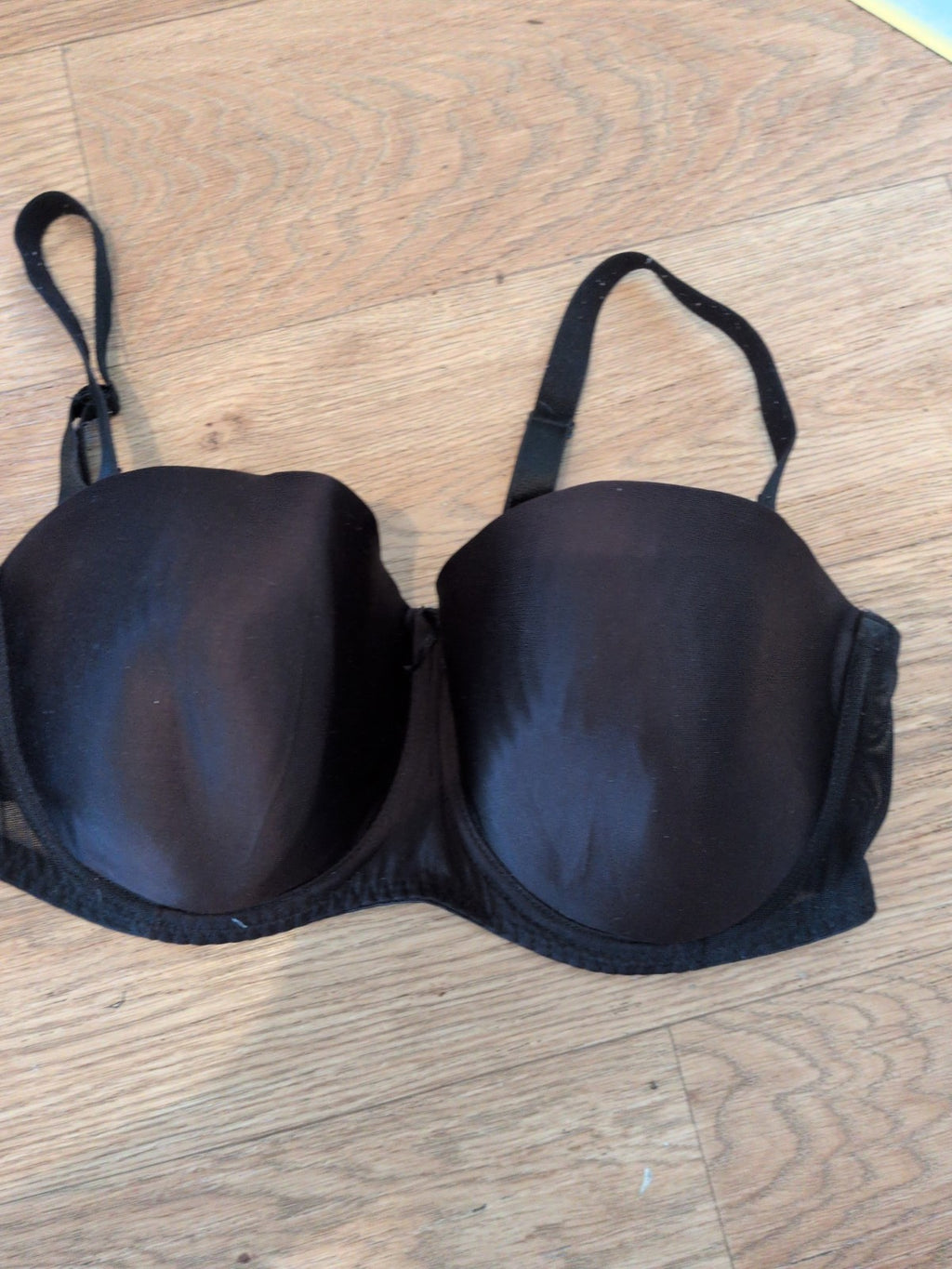 George 38D Black Padded And Wired Bra