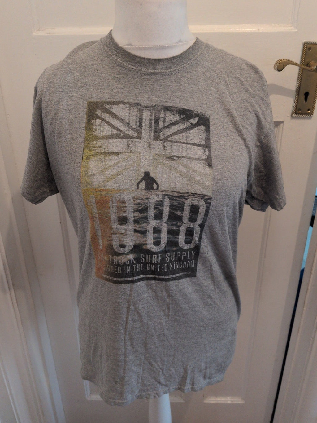 Saltrock Medium Grey Print Short Sleeve T-shirt
