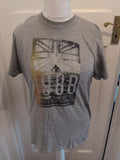 Saltrock Medium Grey Print Short Sleeve T-shirt