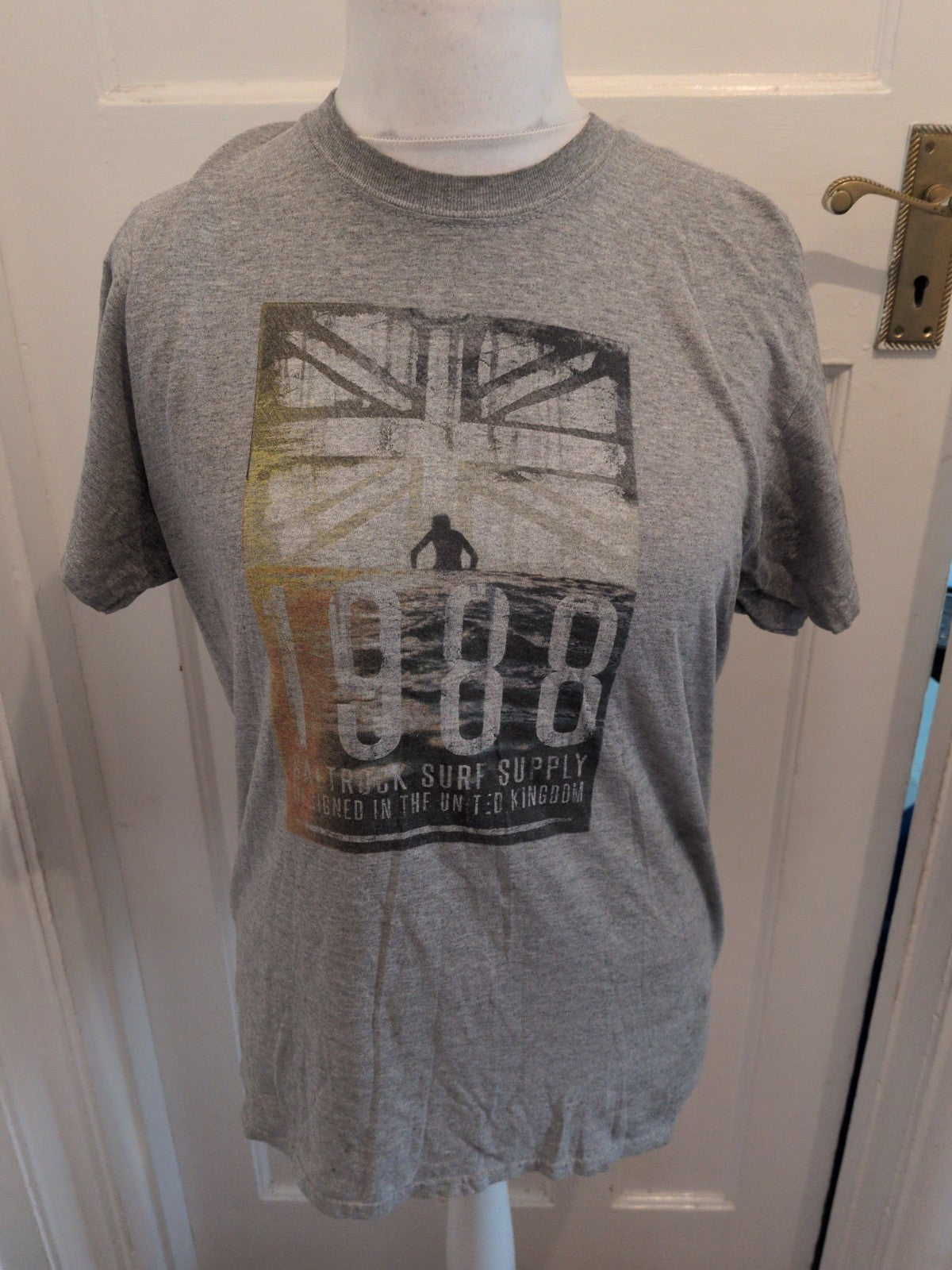 Saltrock Medium Grey Print Short Sleeve T-shirt