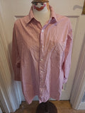 Ladies Maternity Size 16 Pink Short Sleeved Blouse