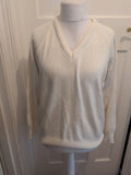 Emsmorn 36" White Long Sleeve Jumper