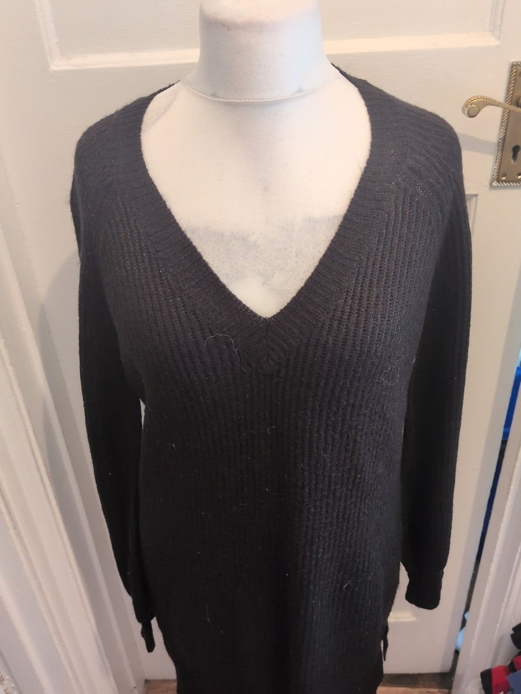 Very 12 Black Knit Long Sleeve Jumper