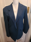 Mens Berkertex Size 38" Navy Padded Lined Blazer