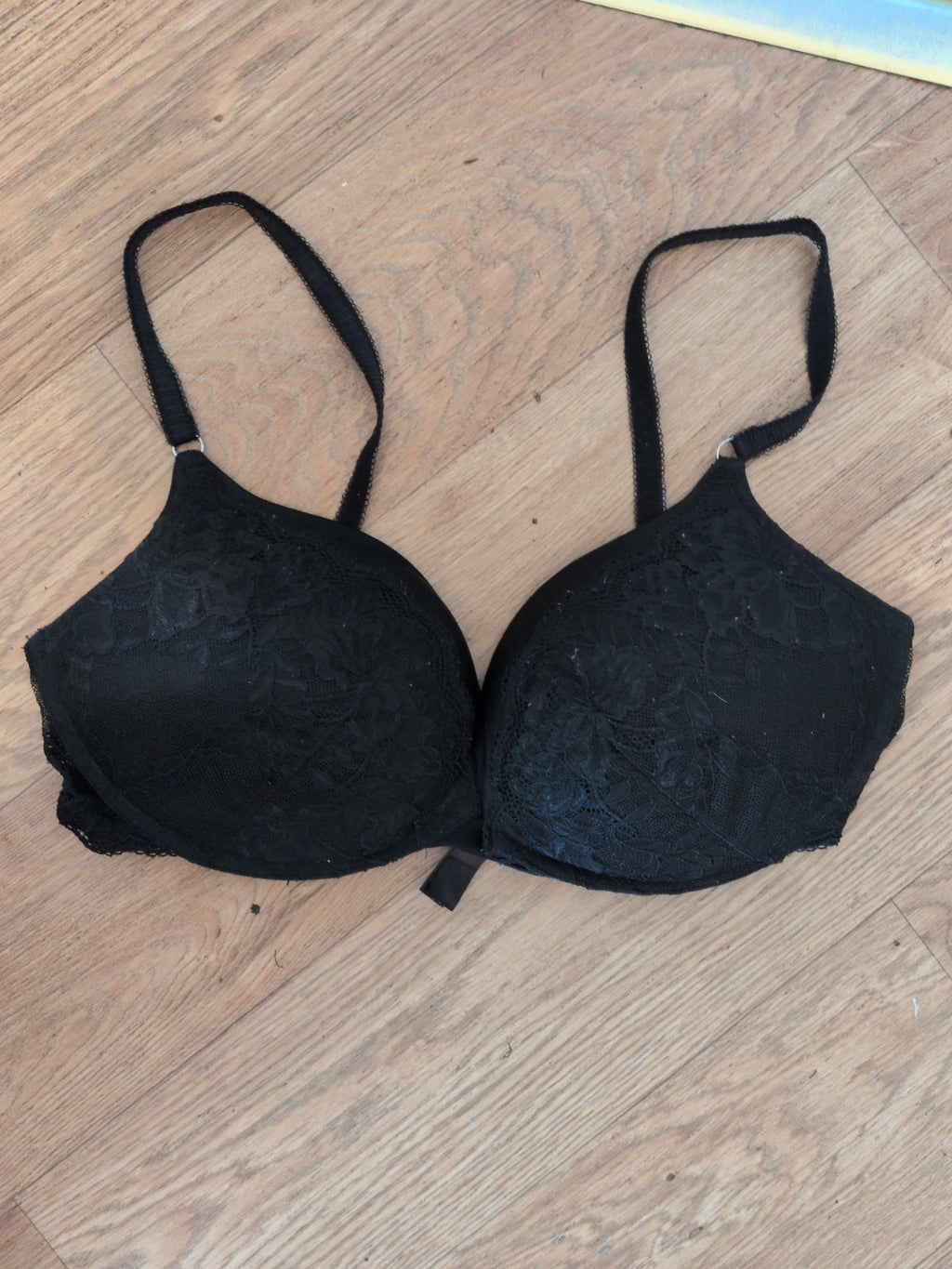38C Black Primark Full Cup Bra Padded And Wired