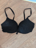 38C Black Primark Full Cup Bra Padded And Wired