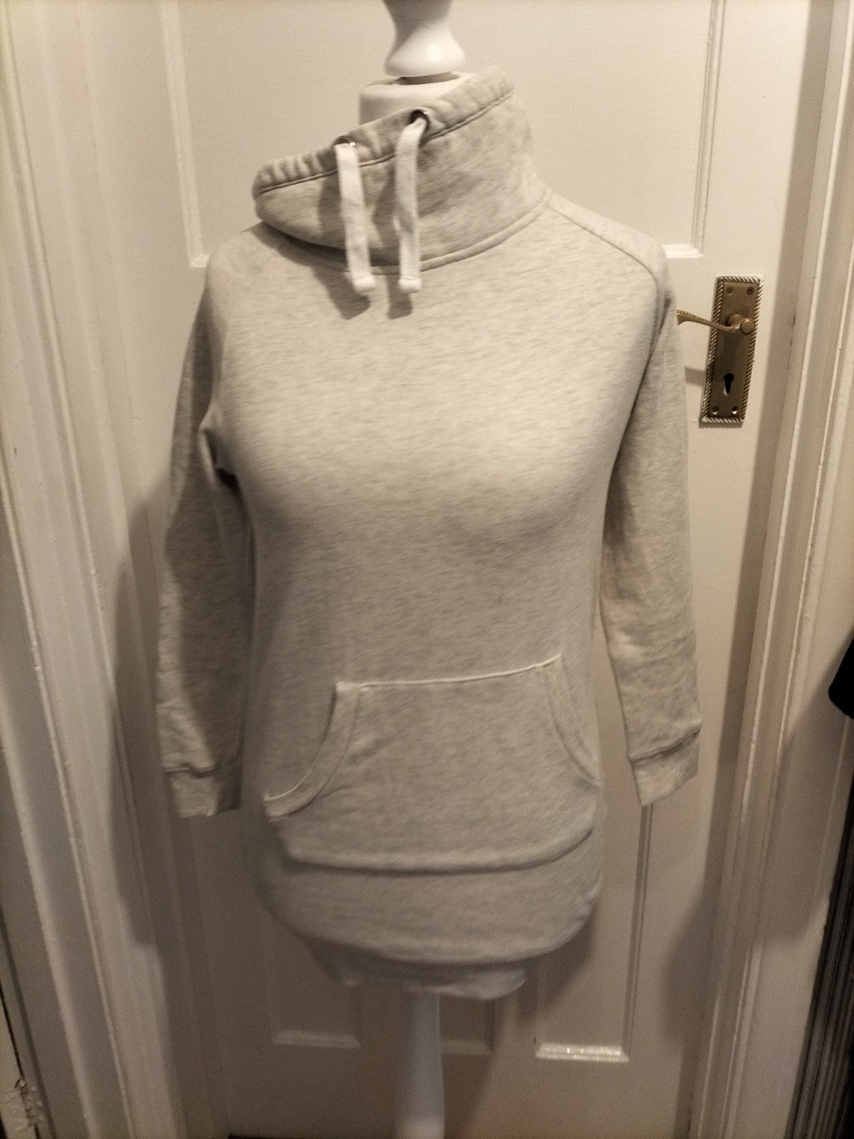 Ladies peacocks 8 grey long sleeve jumper