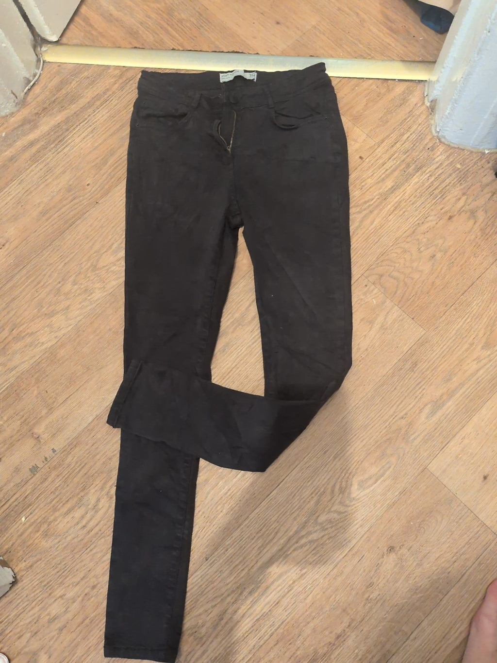 Next 10R Soft Touch Black Skinny Jeans