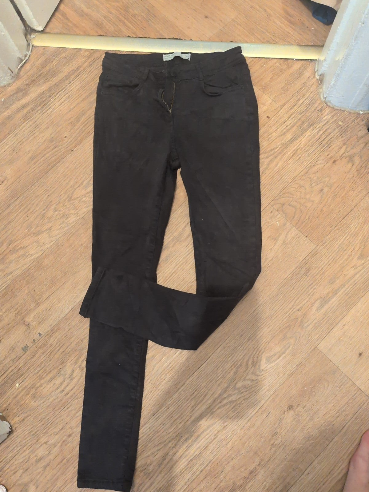 Next 10R Soft Touch Black Skinny Jeans