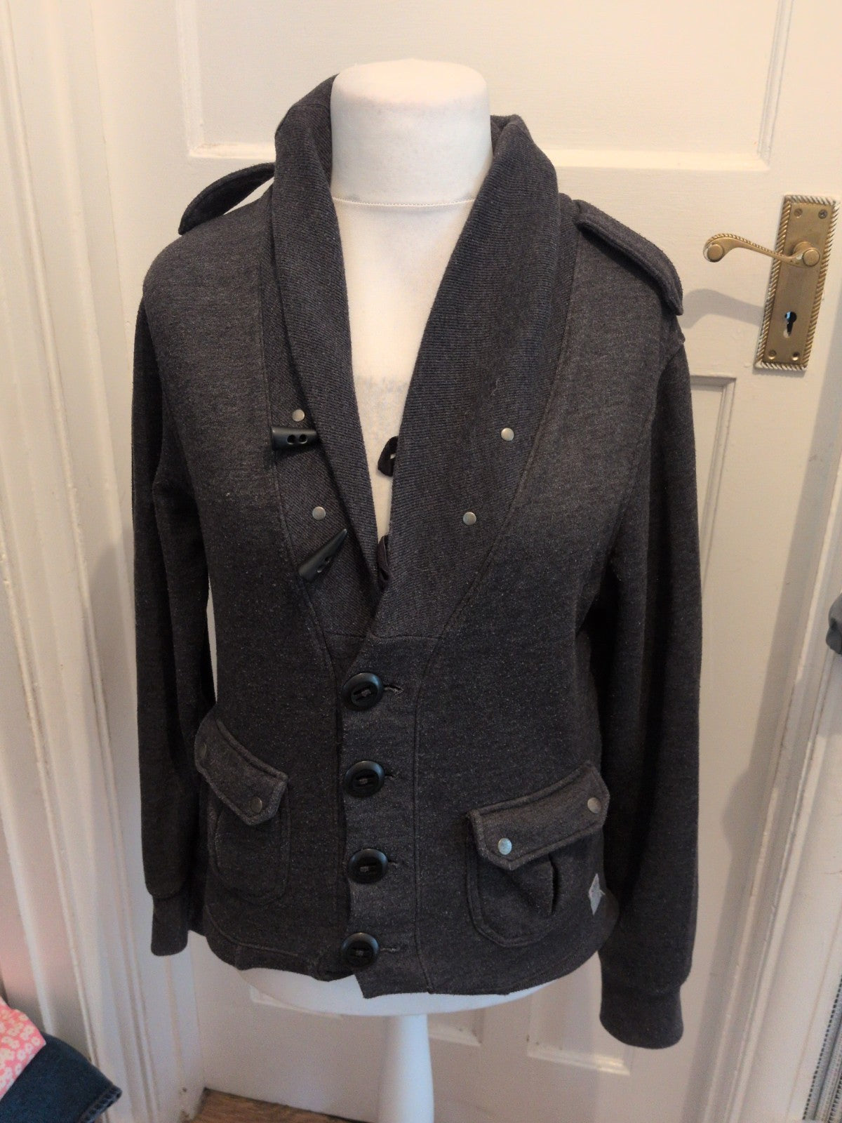 Rysd Small Grey Buttoned Jacket
