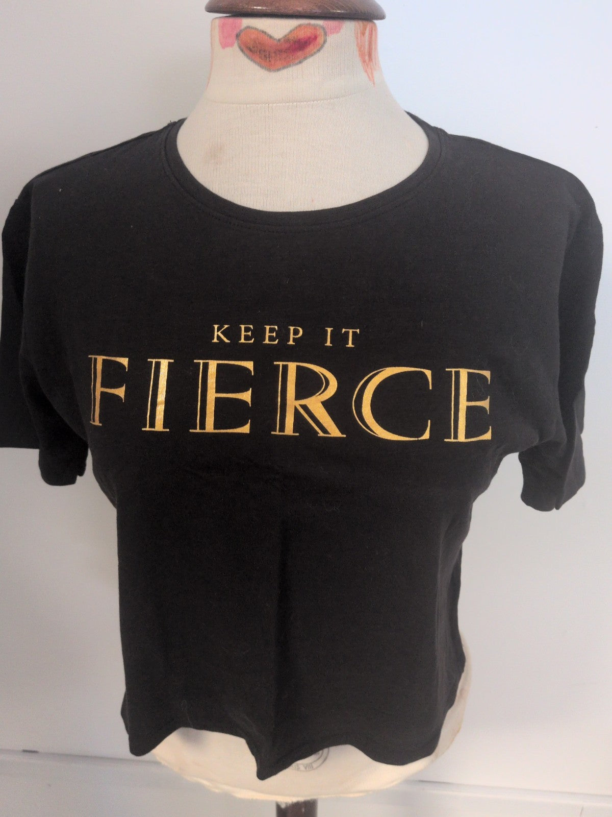 Matalan 16 Black And Gold Short Sleeve T-shirt