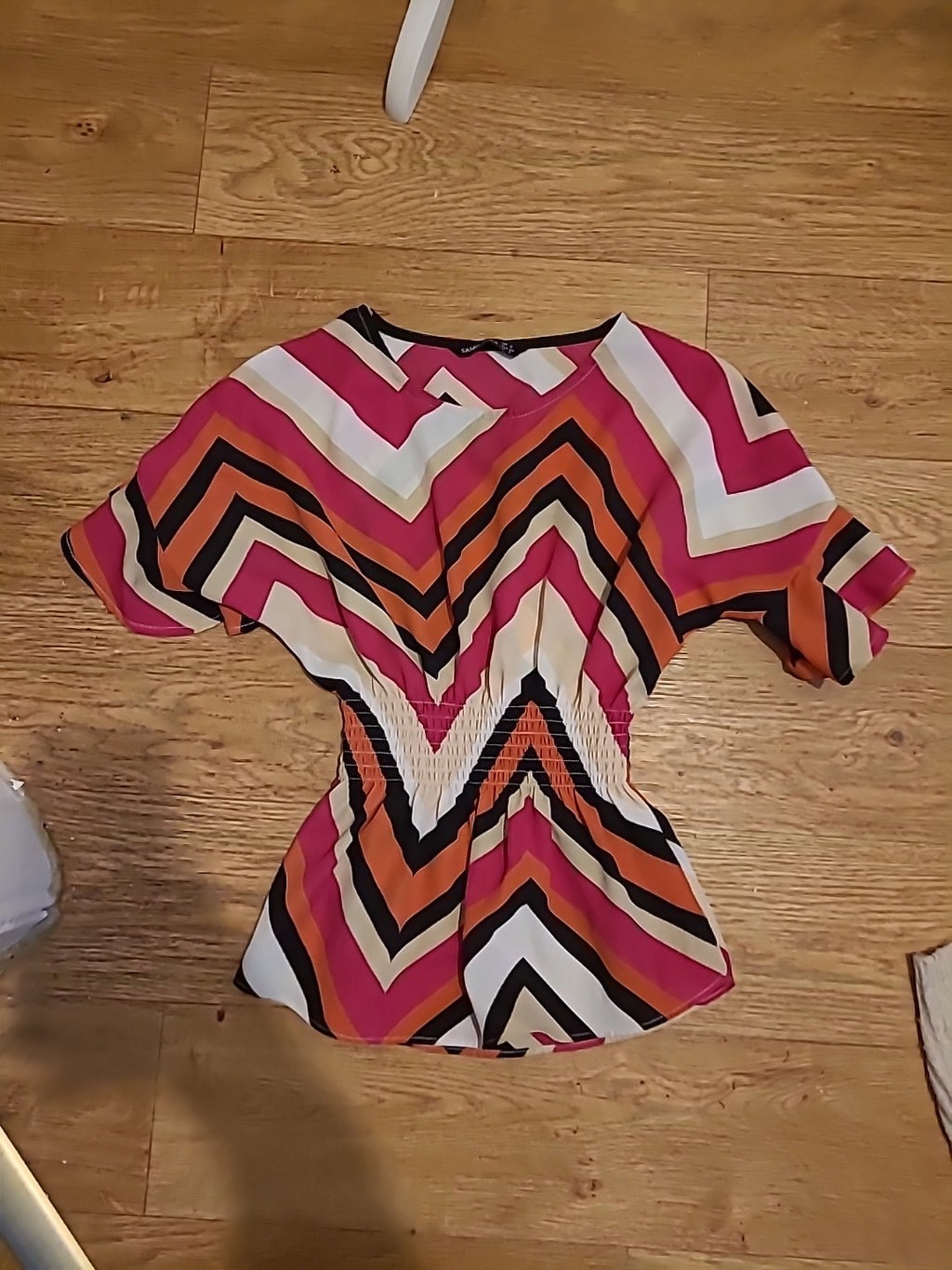 Ladies Samo Sara Size 6 Multicoloured Top