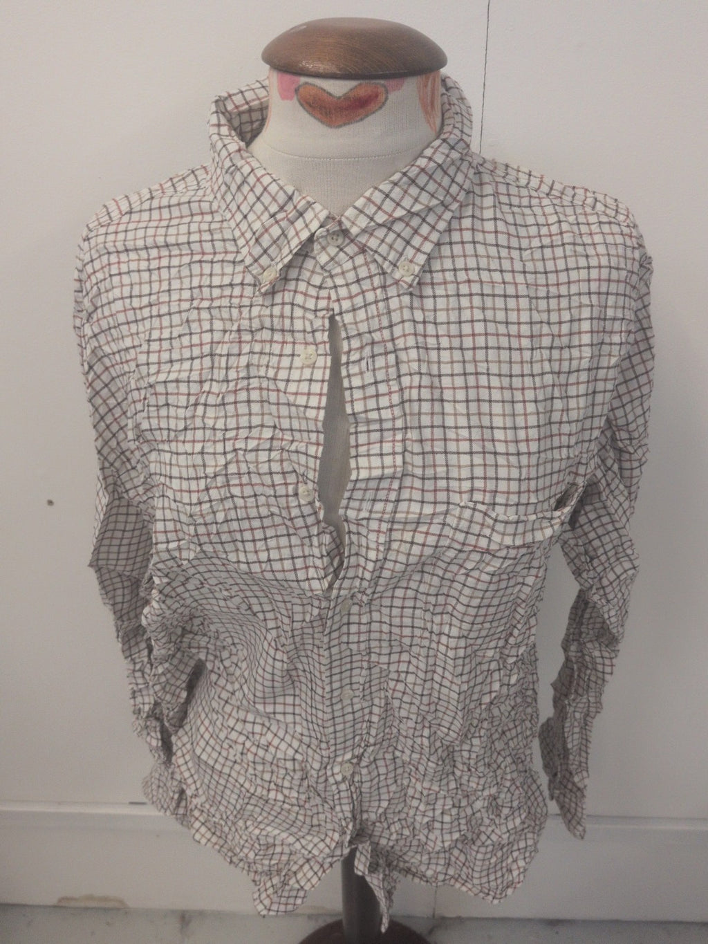 Uniqlo Size XL Multi Check Buttoned Shirt Long Sleeve