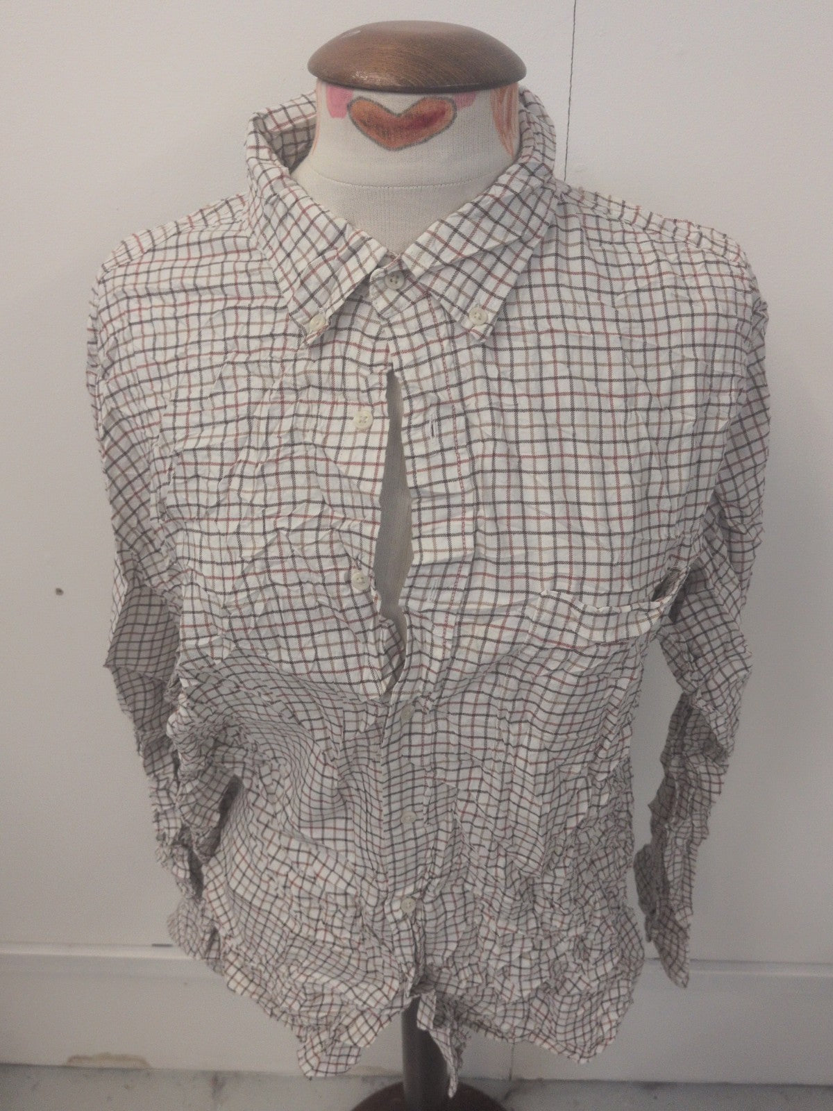 Uniqlo Size XL Multi Check Buttoned Shirt Long Sleeve