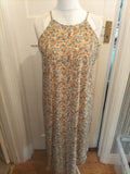 Brand New Ladies Vonda Size 2XL Green/Orange Sleeveless Dress